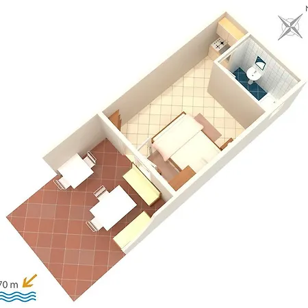 Studio Pisak 2750b Apartment Gornji Dolac